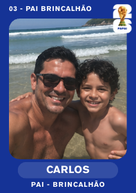 Figurinha Pai Brincalhão